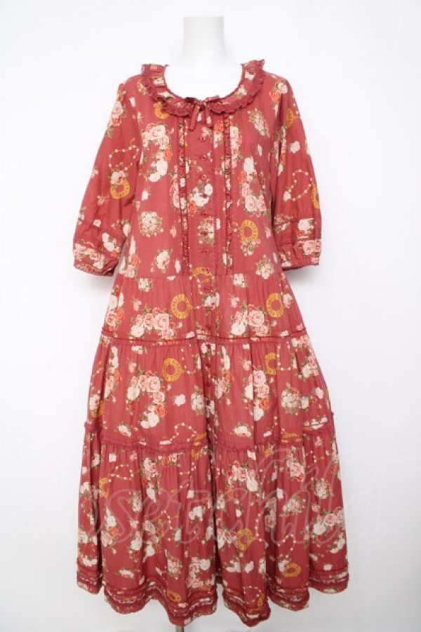 画像1: PINK HOUSE / ローズリースローンワンピース F ピンク Y-26-04-07-056-LO-OP-SZ-ZY (1)