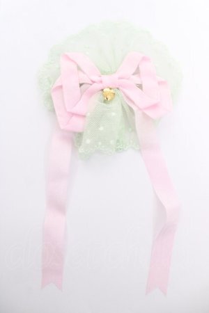 画像: Angelic Pretty / Sweetie Ribbonレーシィクリップ  ミント Y-26-04-07-009-AP-AC-SZ-ZY