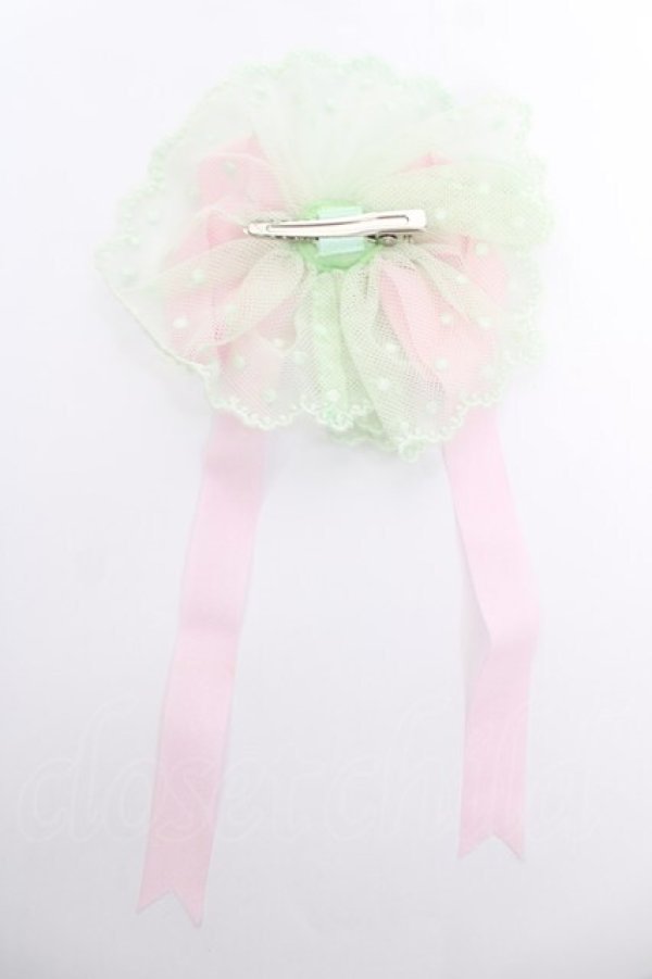 画像2: Angelic Pretty / Sweetie Ribbonレーシィクリップ  ミント Y-26-04-07-009-AP-AC-SZ-ZY (2)
