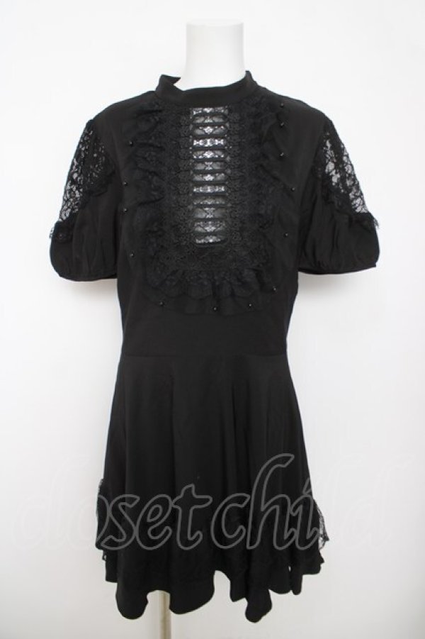 画像1: DARK IN LOVE / レースワンピース  黒 Y-26-04-07-064-PU-OP-SZ-ZY (1)