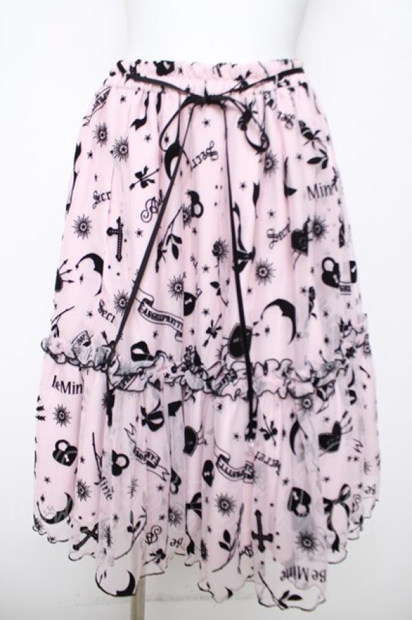画像1: Angelic Pretty / Girl’s Heartスカート  ピンク Y-26-04-07-065-AP-SK-SZ-ZY (1)