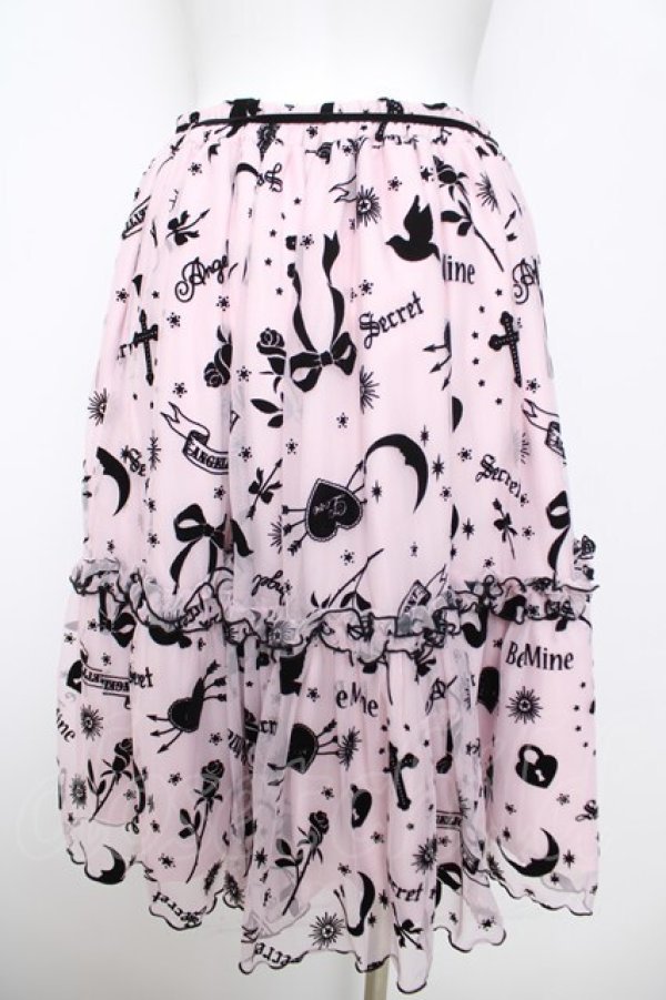 画像2: Angelic Pretty / Girl’s Heartスカート  ピンク Y-26-04-07-065-AP-SK-SZ-ZY (2)