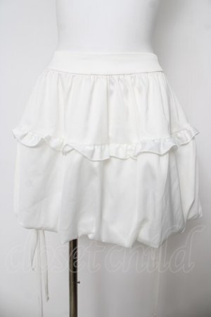 画像: axes femme POETIQUE / クラゲバルーンミニスカート M 白 Y-26-04-07-067-AX-SK-SZ-ZY