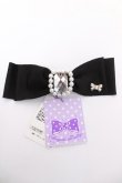 画像1: Angelic Pretty / Classy Ladyバレッタ  黒 Y-26-04-07-010-AP-AC-SZ-ZY (1)