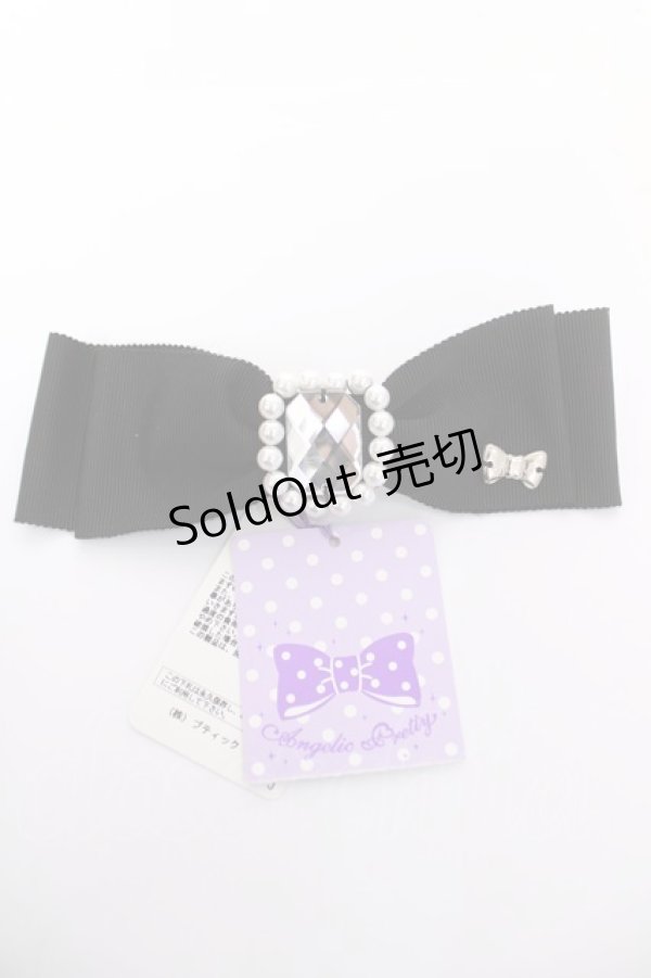 画像1: Angelic Pretty / Classy Ladyバレッタ  黒 Y-26-04-07-010-AP-AC-SZ-ZY (1)