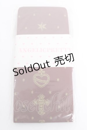 画像: Angelic Pretty / Noble Collectionタイツ  ワイン Y-26-04-07-014-AP-AC-SZ-ZY