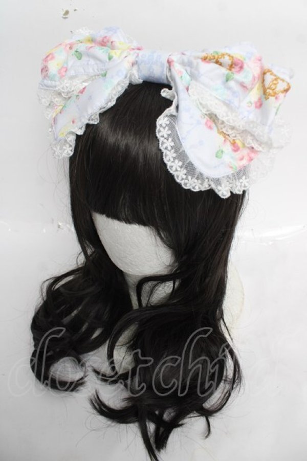 画像1: BABY, THE STARS SHINE BRIGHT / 夢色に花舞うPrincess Garden Party柄カチューシャ  ラベンダー Y-26-04-07-020-BA-AC-SZ-ZY (1)