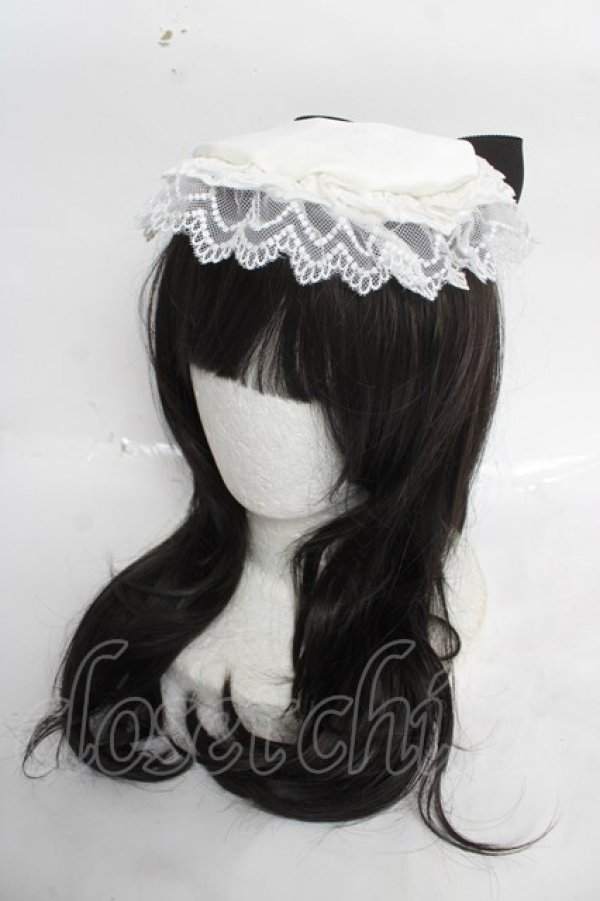 画像1: Angelic Pretty / Rose Tea Garden Cafeキャップ  黒 Y-26-04-07-024-AP-AC-SZ-ZY (1)