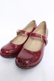 画像1: F i.n.t / エナメルストラップパンプス L ボルドー Y-26-04-07-027-CA-SH-SZ-ZY (1)