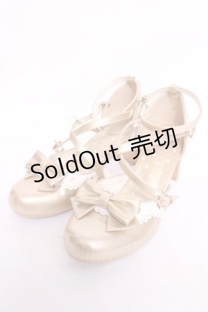 画像: Angelic Pretty / Heartセパレートシューズ L ゴールド Y-26-04-07-028-AP-SH-SZ-ZY