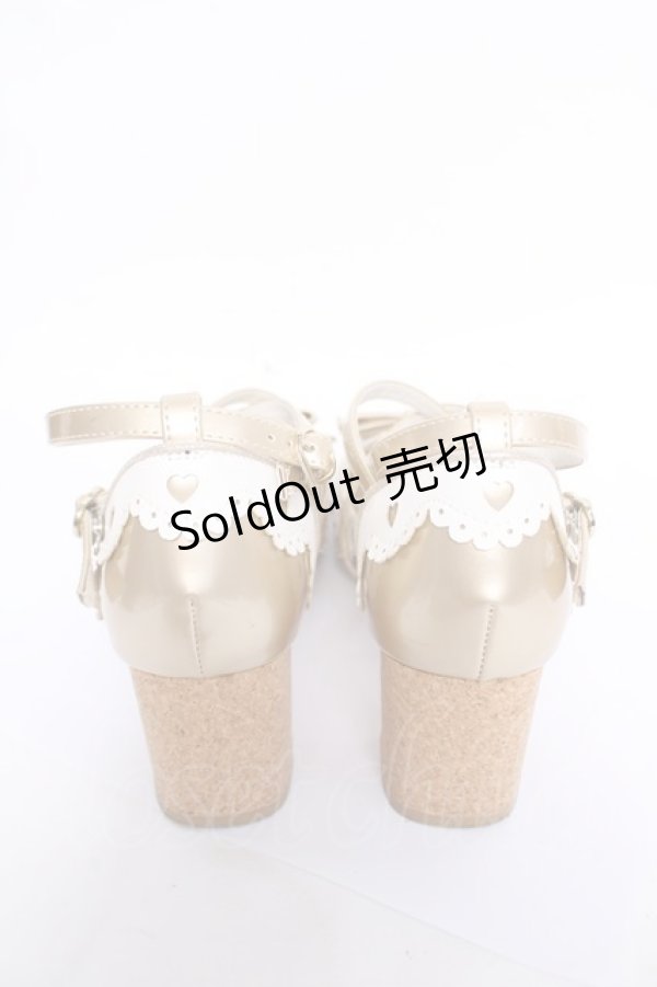 画像3: Angelic Pretty / Heartセパレートシューズ L ゴールド Y-26-04-07-028-AP-SH-SZ-ZY (3)