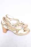 画像4: Angelic Pretty / Heartセパレートシューズ L ゴールド Y-26-04-07-028-AP-SH-SZ-ZY (4)