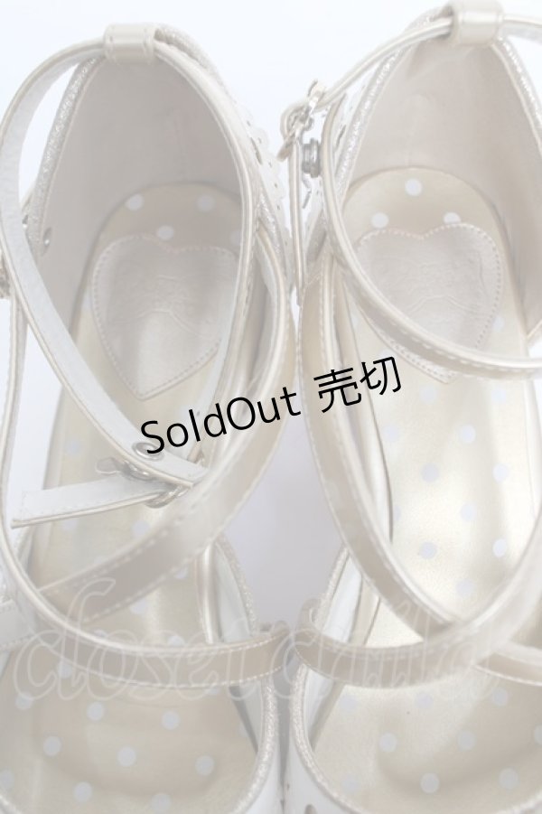 画像6: Angelic Pretty / Heartセパレートシューズ L ゴールド Y-26-04-07-028-AP-SH-SZ-ZY (6)