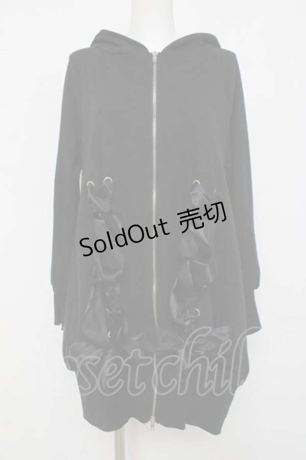 画像1: HELL CAT PUNKS / スピンドルパーカー  黒 Y-26-04-09-029-PU-TO-AS-ZY (1)