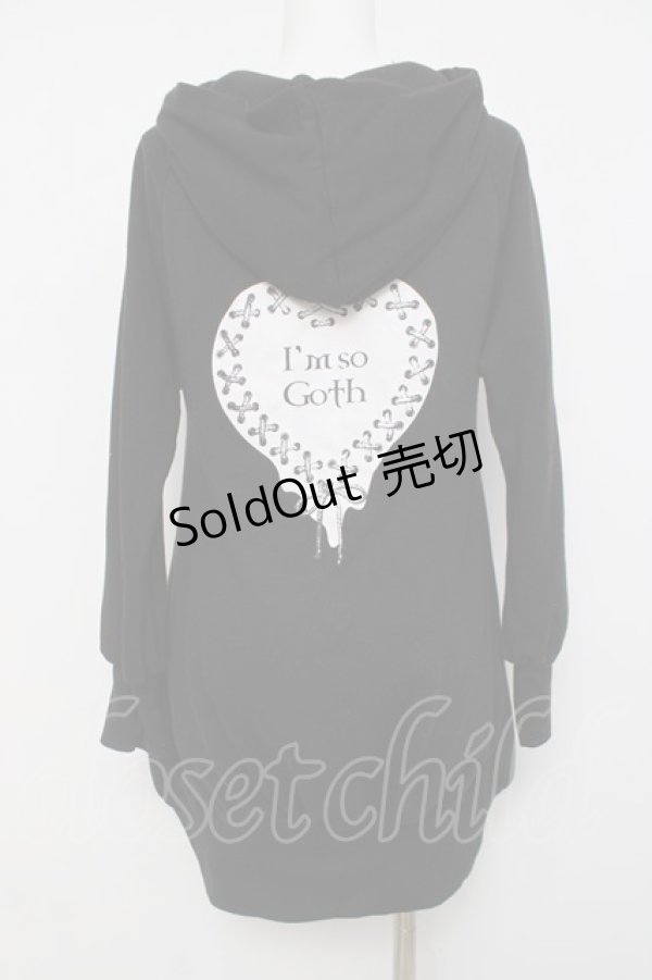 画像2: HELL CAT PUNKS / スピンドルパーカー  黒 Y-26-04-09-029-PU-TO-AS-ZY (2)