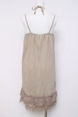 画像2: axes femme / ストラップ付きインナーワンピース  ベージュ Y-26-04-09-039-AX-OP-SZ-ZY (2)