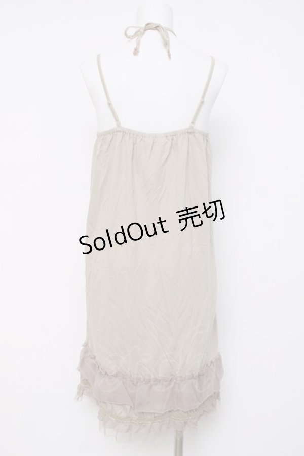 画像2: axes femme / ストラップ付きインナーワンピース  ベージュ Y-26-04-09-039-AX-OP-SZ-ZY (2)