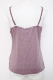 画像2: axes femme / ドライフラワービジューキャミソール  ラベンダー Y-26-04-09-040-AX-TO-SZ-ZY (2)