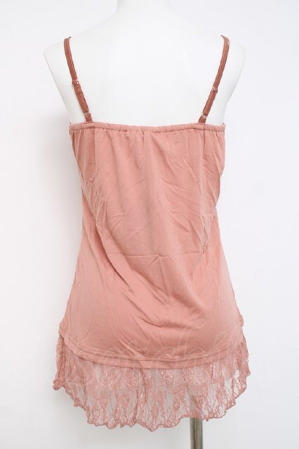 画像2: axes femme / ミニローズロングキャミ  ピンク Y-26-04-09-041-AX-TO-SZ-ZY (2)