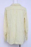 画像2: axes femme / 刺繍デザインシャツブラウス  イエロー Y-26-04-09-049-AX-BL-SZ-ZY (2)