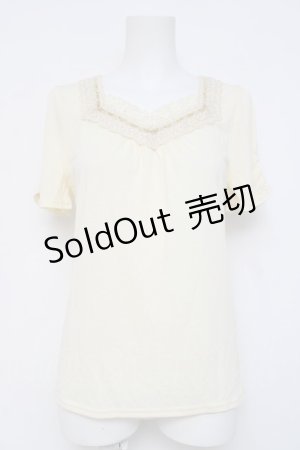 画像: axes femme / 袖モチーフ付きインナープルオーバー  オフ Y-26-04-09-058-AX-TO-AS-ZY