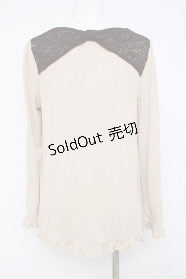 画像2: axes femme / エッフェル塔プリントカットソー  オフ Y-26-04-09-063-AX-TO-AS-ZY (2)