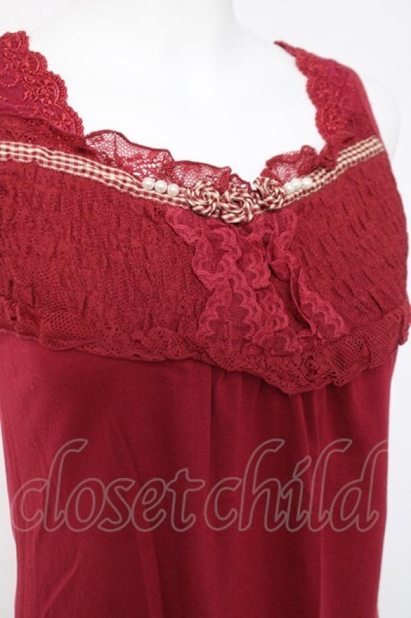 画像3: axes femme / レースデザインタンク   Y-26-04-09-065-AX-TO-AS-ZY (3)