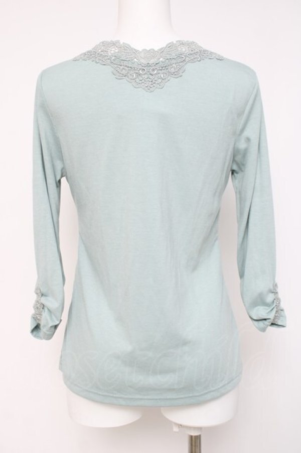 画像2: axes femme / レースデザインカットソー   Y-26-04-09-070-AX-TO-AS-ZY (2)