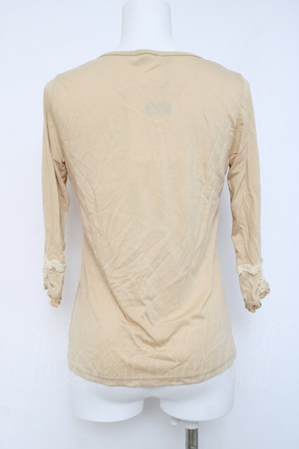 画像2: axes femme / コットンレースインナープルオーバー  イエロー Y-26-04-09-076-AX-TO-SZ-ZY (2)