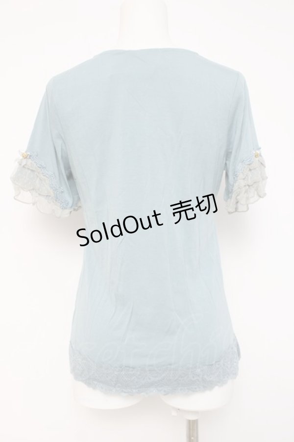 画像2: axes femme / レースデザインカットソー   Y-26-04-09-079-AX-TO-AS-ZY (2)
