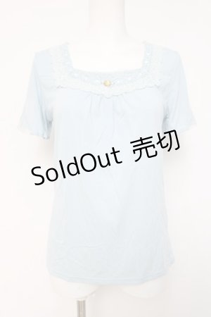 画像: axes femme / レースデザインカットソー   Y-26-04-09-080-AX-TO-AS-ZY