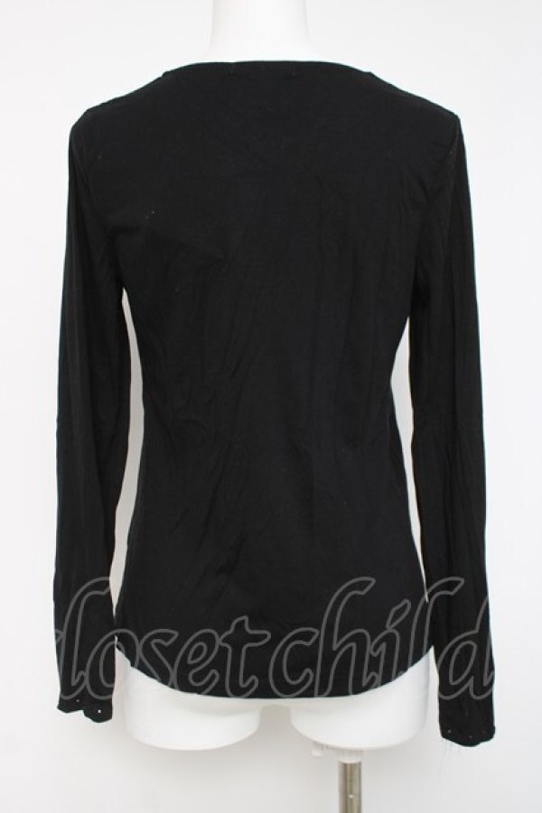 画像2: axes femme / 袖口2WAYインナーPO  黒 Y-26-04-09-086-AX-TO-SZ-ZY (2)