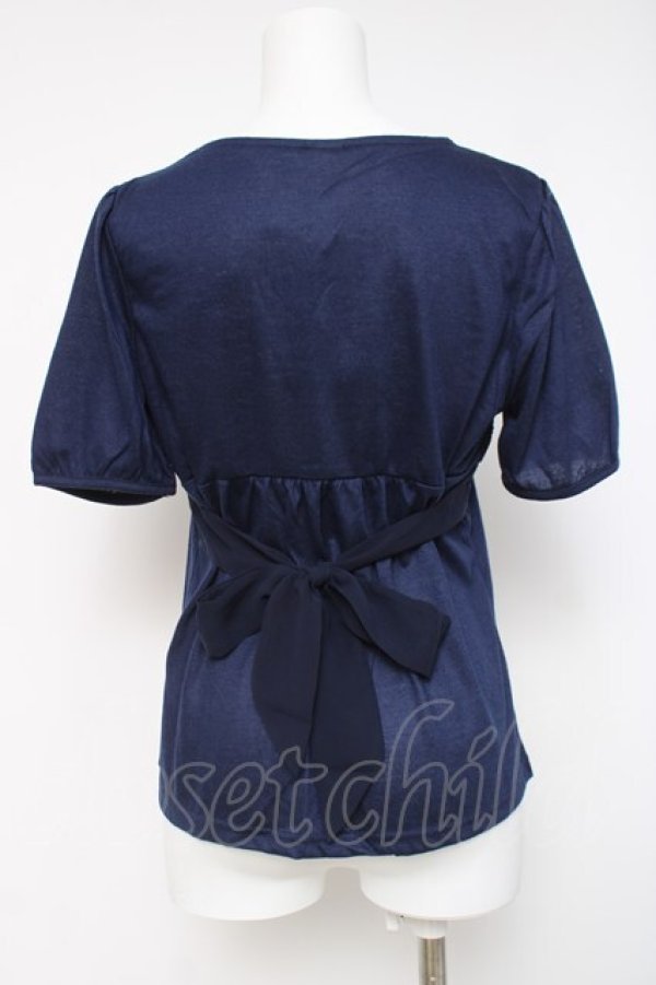 画像2: axes femme / レースデザインカットソー   Y-26-04-09-090-AX-TO-AS-ZY (2)