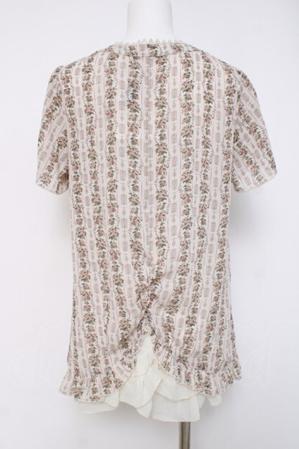 画像2: axes femme / シアーフラワートップス  生成 Y-26-04-09-093-AX-TO-SZ-ZY (2)