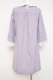 画像2: axes femme / 袖デザインワンピース  ラベンダー Y-26-04-09-103-AX-OP-AS-ZY (2)