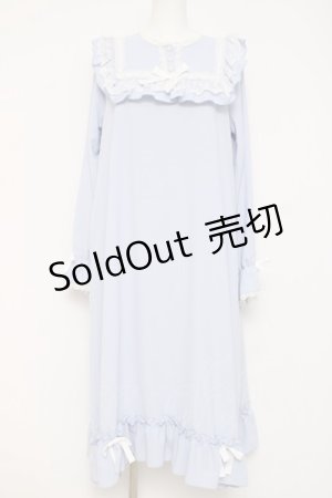 画像: DearMyLove / ヨークデザインワンピース  サックス Y-26-04-09-106-EL-OP-SZ-ZY