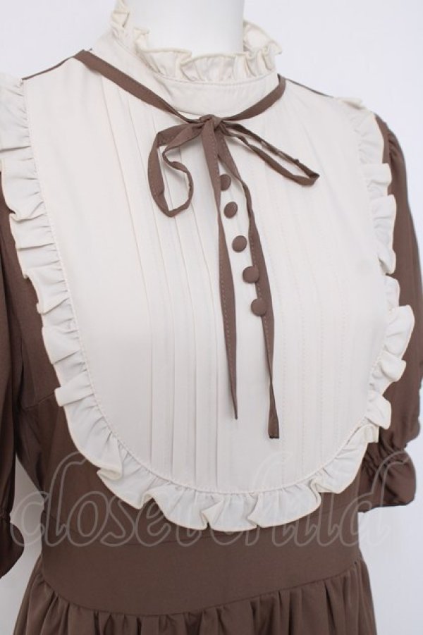 画像3: m petit by misako / ナシジムジキリカエワンピース M 中茶 Y-26-04-09-109-LO-OP-SZ-ZY (3)