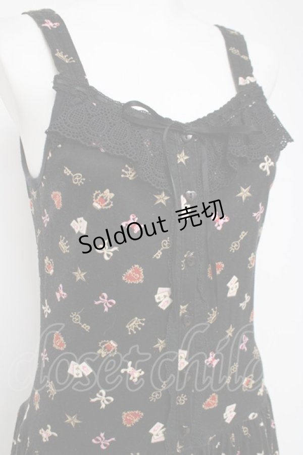 画像3: BABY, THE STARS SHINE BRIGHT / BABYモノグラムキャミワンピース  黒 Y-26-04-09-112-BA-OP-SZ-ZY (3)