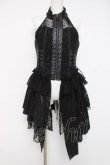 画像1: Qutie Frash / ラップ付きコルセットベスト  黒 Y-26-04-09-115-QU-TO-AS-ZY (1)