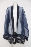 画像1: IRO+IRO / 着物風羽織  紺 Y-26-04-09-117-LO-TO-AS-ZY (1)