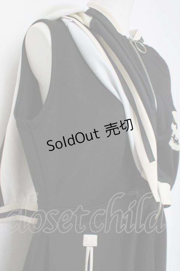 画像4: IRO+IRO / スカジャン風妖怪モチ-フワンピ-ス  黒 Y-26-04-09-118-LO-OP-AS-ZY (4)