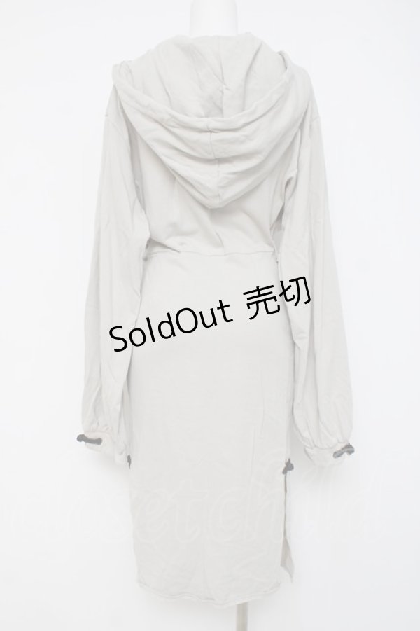 画像2: IRO+IRO / チャイナパーカーワンピース  グレー Y-26-04-09-119-LO-OP-AS-ZY (2)