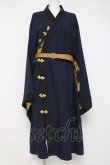 画像1: IRO+IRO / 着物風ワンピース  紺 Y-26-04-09-120-LO-OP-AS-ZY (1)