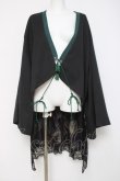 画像1: IRO+IRO / 着物風羽織  黒 Y-26-04-09-121-LO-TO-AS-ZY (1)