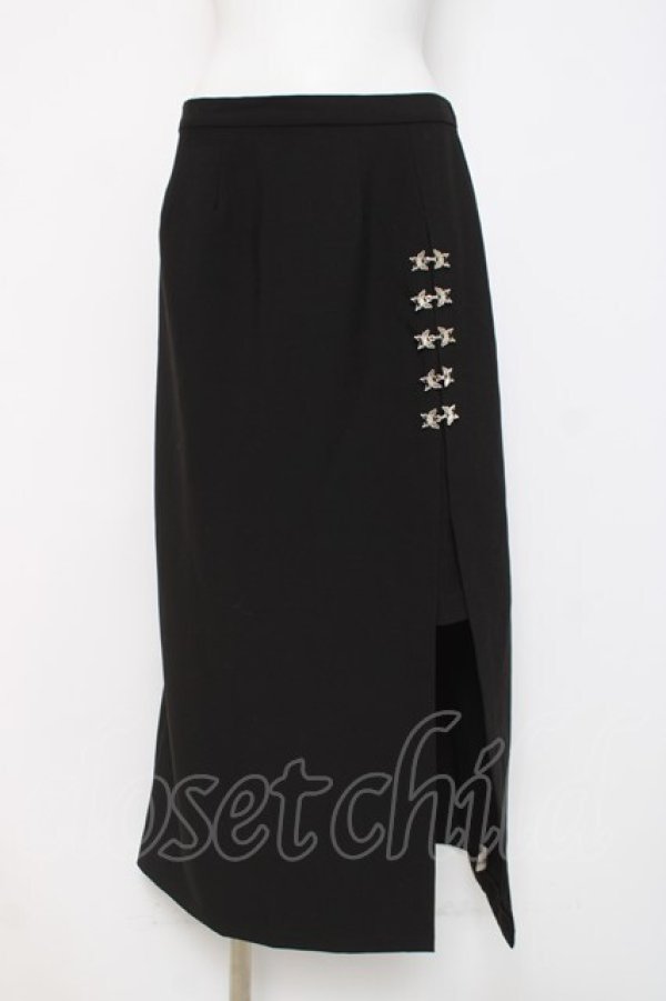 画像5: IRO+IRO / 白銀蝶のクールスリットセットアップ XL 黒 Y-26-04-09-123-LO-OP-AS-ZY (5)