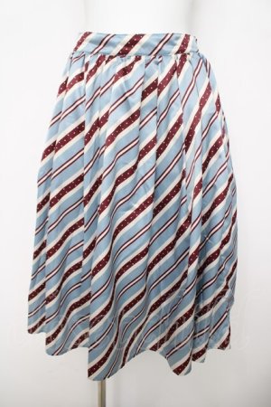 画像: axes femme kawaii / ストライプスカート  サックス Y-26-04-09-131-AX-SK-SZ-ZY