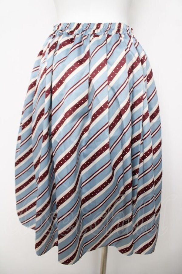 画像2: axes femme kawaii / ストライプスカート  サックス Y-26-04-09-131-AX-SK-SZ-ZY (2)