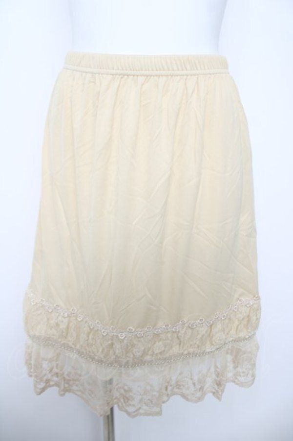 画像1: axes femme / ペチスカート  生成り Y-26-04-09-140-AX-SK-SZ-ZY (1)