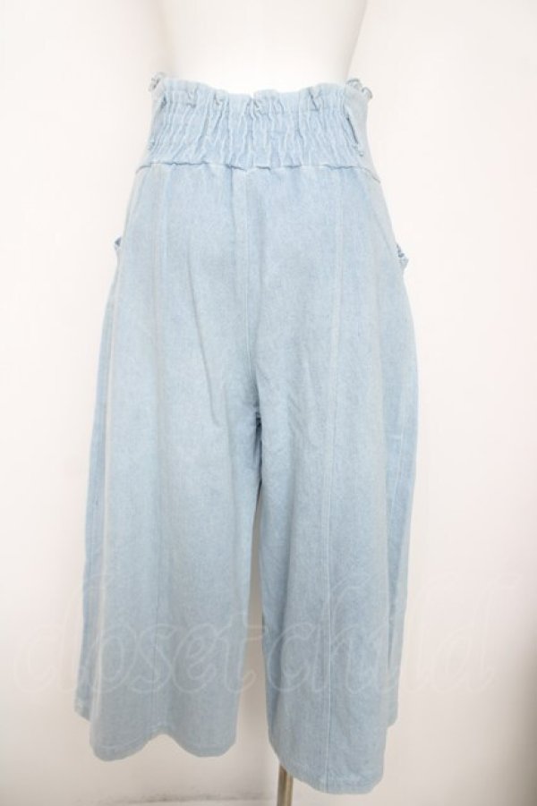 画像2: axes femme POETIQUE / ワイドデニムパンツ  ウォッシュ Y-26-04-09-146-AX-PA-SZ-ZY (2)