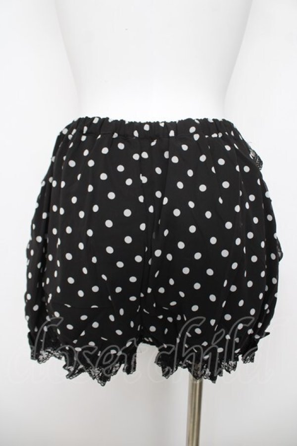 画像2: Angelic Pretty / ドットシフォンブルマ  黒 Y-26-04-09-151-AP-PA-SZ-ZY (2)